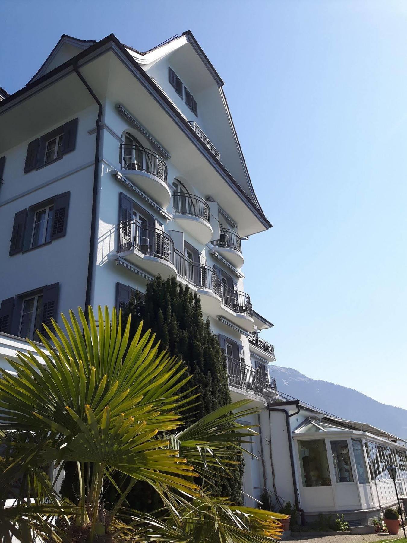 Hotel Central Am See Weggis Exterior foto